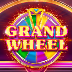 Na obrázku je nadpis Grand Wheel, kde je vidieť farebné koleso s množstvo dúhových farieb.
