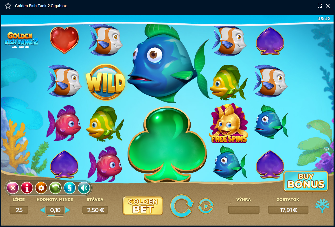 Screenshot z hry Golden Fish Tank 2 Gigablox